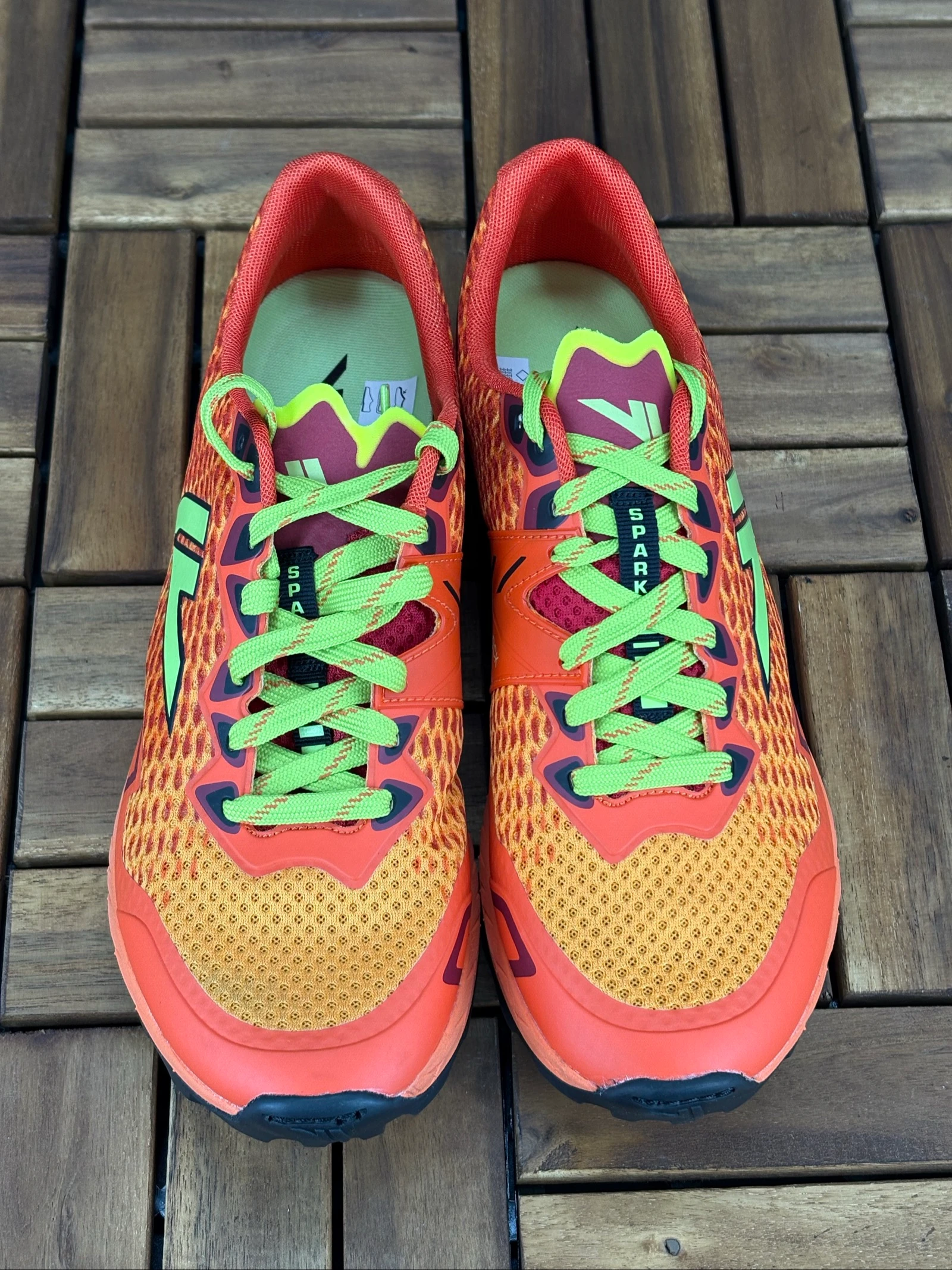 Size 45: VJ Sport Spark Trail Shoes Orange / Green – photo 6